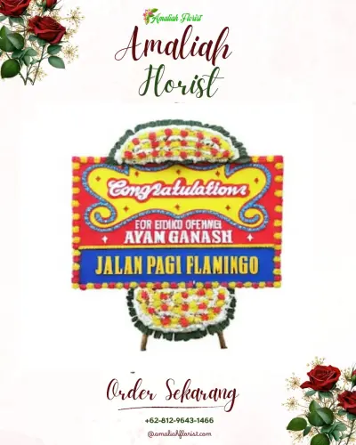 Bunga Papan Congratulation di Sungai Harapan